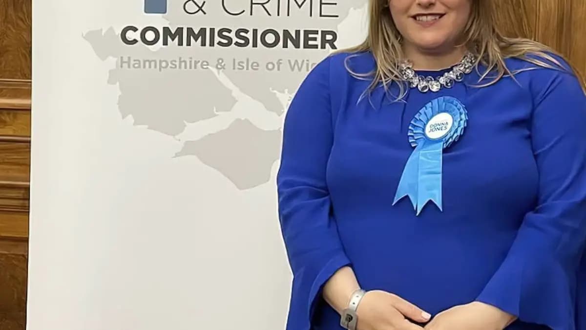 Conservatives' Donna Jones emphatically reelected Hampshire Police and